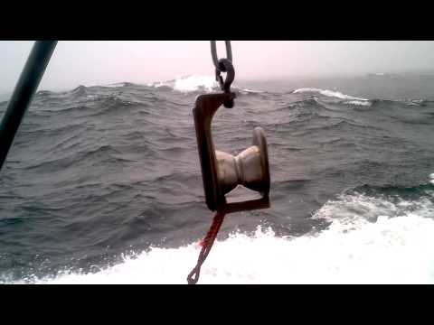 Steming in with southerly 35 knots on the broadside.