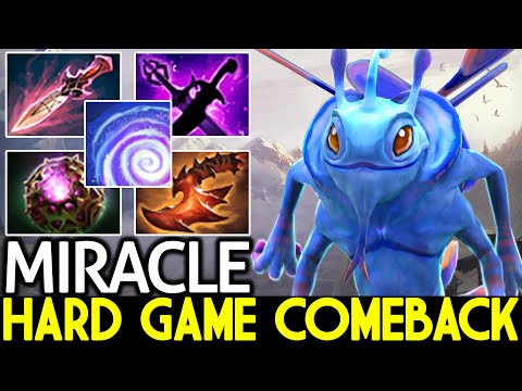MIRACLE [Puck] TryHard Defense VS Pro Broodmother Mid Dota 2