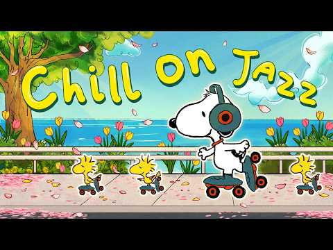 [Playlist] The Best Morning with the Fresh Jazz🎧🍃🌷 | Snoopy Jazz Playlist to Start a Day.