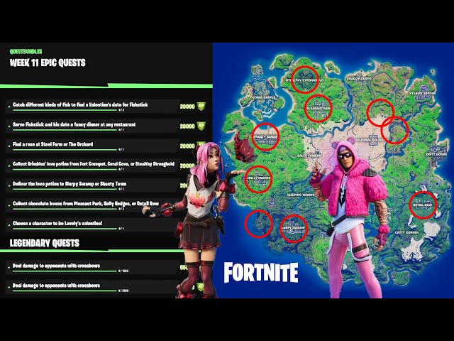 Fortnite Season 5 Week 11 Challenges Full List And How To Complete Them New Fortnite Challenges Week 11 New Fortnite Challenges Week 11 Fortnite Season 5 Week 11 Challenges Full List And How To Complete Them