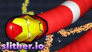 Slither.io: HOMEM DE FERRO !! - SKIN NOVA !
