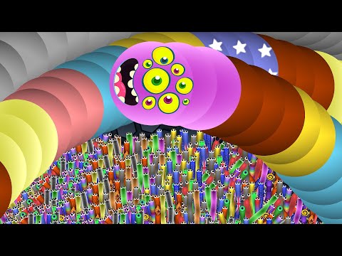 SLITHER.IO A.I. - PIKACHU SKIN - EPIC SLITHER.IO SNAKE GAMEPLAY - RECORD