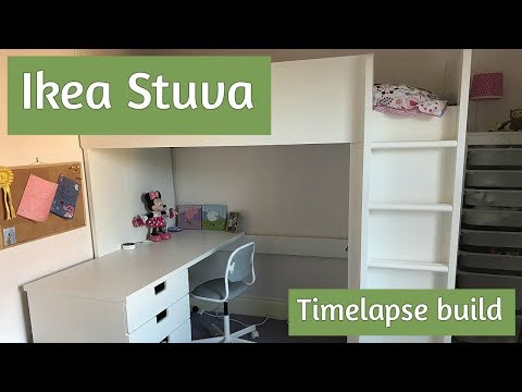 Ikea Stuva assembly - how to build the loft bed, in time lapse!