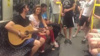 Justin Froese - Finally Here (performed on Berlin Subway)