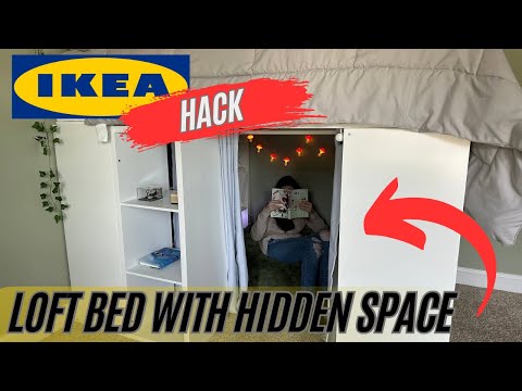 IKEA Hack Loft Bed - Cheap, Quick, and Easy DIY