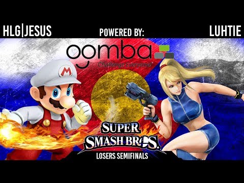 Smash 4: Powered by Oomba - HLG|Jesus (Mario) Vs. Luhtie (Zero Suit Samus) - Losers Semifinals