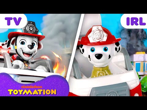 PAW Patrol Toys FIRE Rescue in Adventure Bay! 🚒 (PART 1) | Toymation