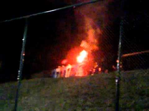 Wizyta kibiców Startu Radziejów na treningu piłkarzy.