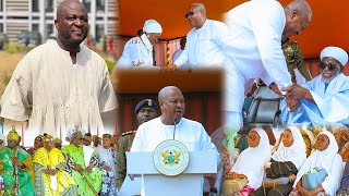 🤩Ibrahim Mahama,Prez Mahama Surprise Worshippers by Joining Chief Imam for Muslims’ National Prayer