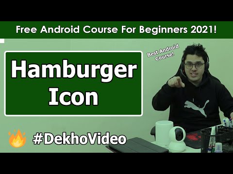 Creating a Navigation Drawer App with Hamburger Icon In Android | Android Tutorials in Hindi 8