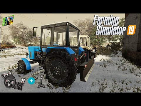Farming Simulator 19 - Рассвет - 32 - Зима, чистим снег