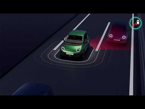 Renault Twingo E-Tech elétrico - vídeo tutorial - o sistema de deteção de ângulo morto