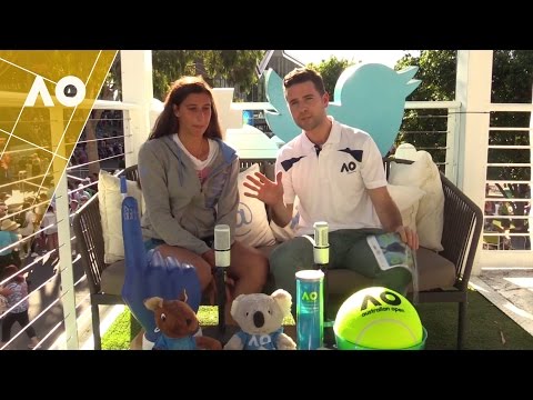 Jaimee Fourlis in the Twitter Blue Room | Australian Open 2017