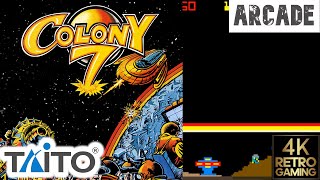 Colony 7 Arcade ( Taito 1981 ) 4k Gameplay