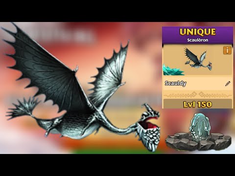 SCAULDY (Unique Scauldron) Max Level 150 Titan Mode - Dragons: Rise of Berk