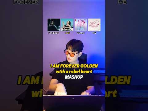 I am forever golden, with a rebel heart (HUNTR/X x IVE x BABYMONSTER MASHUP) #kpopdemonhunters