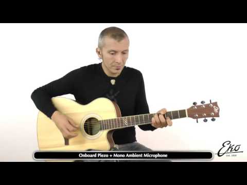 Massimo Varini plays Eko Guitars TRI 018 CW eq Natural
