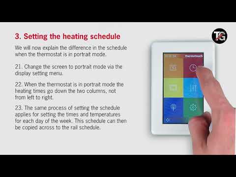 How to program the Thermotouch 4.3dC 5245 & 5246 Dual Control Thermostats