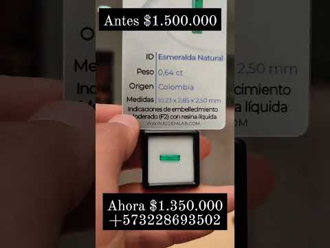 esmeraldas de Muzo Boyaca Colombia