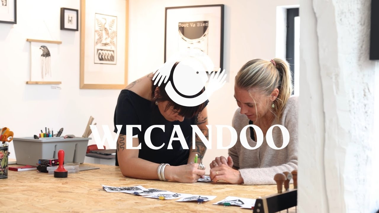 Initiez-vous à la linogravure avec Caroline - Vidéo