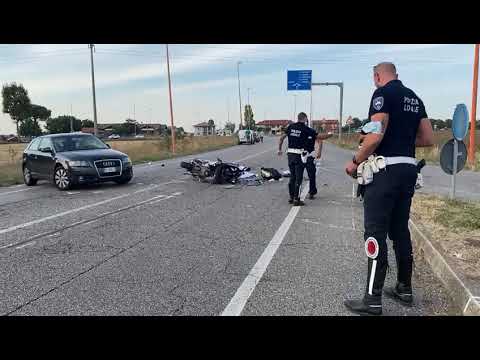 incidente via Del Sale morto un motociclista di 37 anni d Cesena