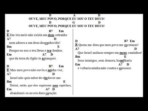 Salmo 80(81) - Luís Gustavo Rossato
