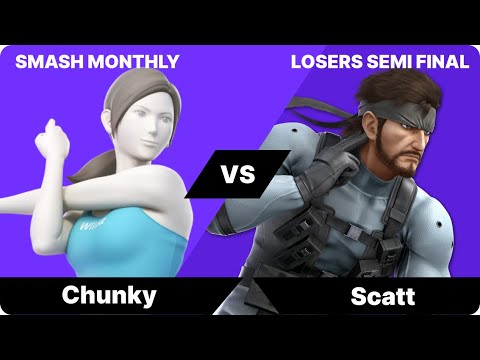 4o4 Smash Monthly - Losers Semi Final Chunky(Trainer) vs Scatt(Snake)