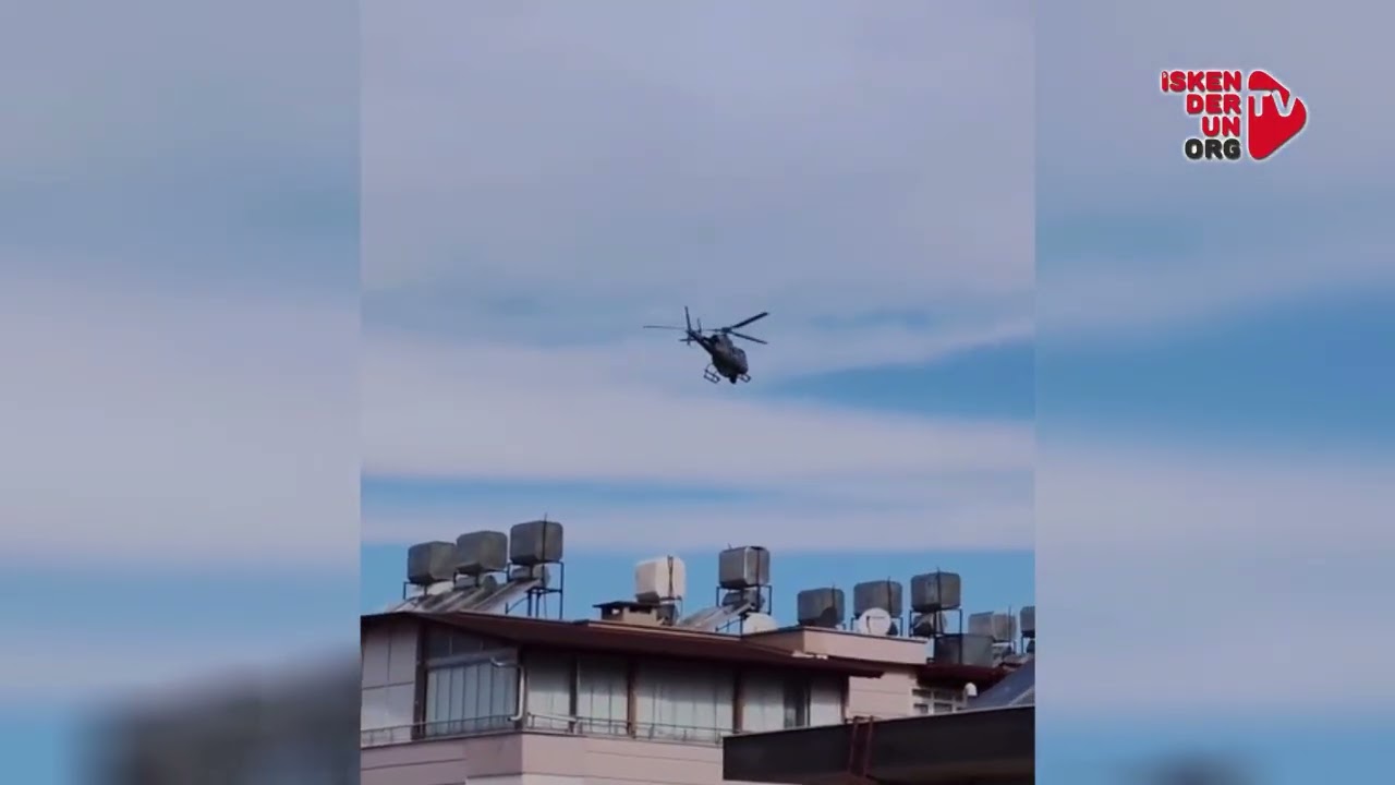 İskenderun’da Evlerin Üzerinde Alçak Uçuş!