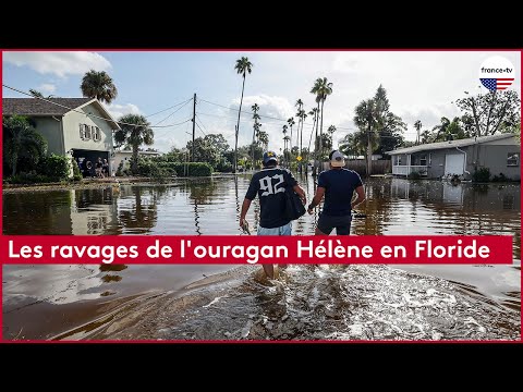 Les ravages de l'ouragan Hélène en Floride