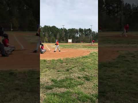 Ethan pitching against Anson