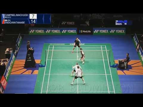 2017 Yonex All England Open Q MD CAMPBELL MACHUGH vs Hiroyuki ENDO Yuta WATANABE