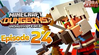 Minecraft Dungeons Gameplay Walkthrough Part 24 - Colossal Rampart Secret Level! Howling Peaks DLC!