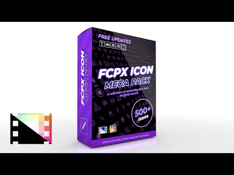 FCPX Icon Mega Pack - Animated Icon Collection for Final Cut Pro - Pixel Film Studios