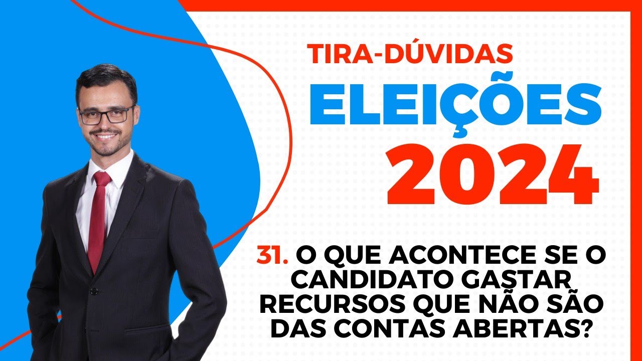 ELEIÇÕES 2024 | Tira-Dúvidas | O que ocorre se o candidato gastar recursos fora das contas abertas?