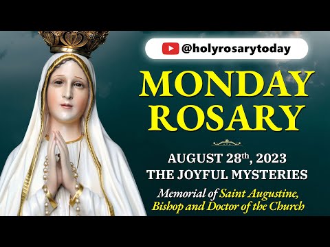 MONDAY HOLY ROSARY 💚 AUGUST 28, 2023 💚 THE JOYFUL MYSTERIES OF THE ROSARY [VIRTUAL] #holyrosarytoday