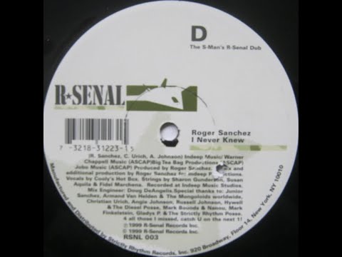 Roger Sanchez - I Never Knew (The S-Man's R-Senal Dub)