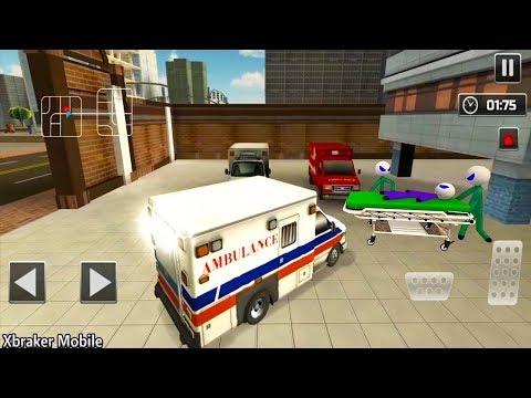 Stickman Rescue Ambulance Drive - New Ambulance Unlocked - 911 Ambulance Driving - Android Gameplay