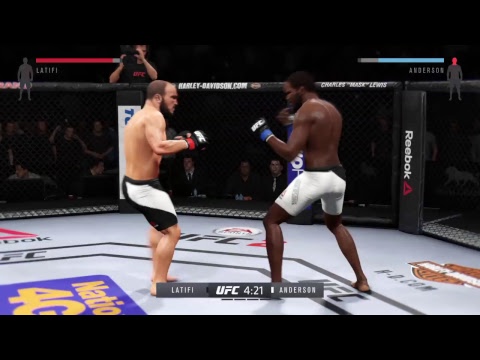 A.I Simulation UFC 232 Latifi vs Anderson  UFC 2