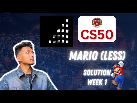 CS50 PSet 1 - Mario Walkthrough (Step by Step for Beginners)