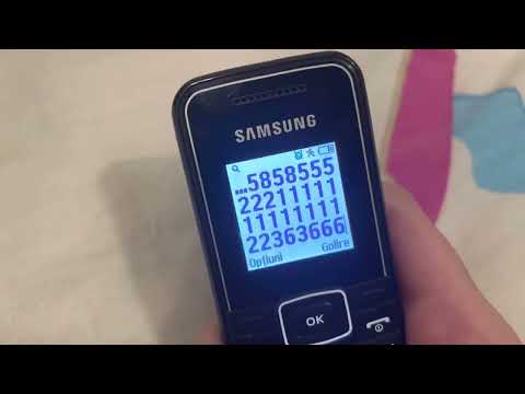 Spamming Samsung GT-E1050