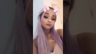 Ariana Grande lavender hair just for fun