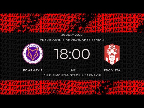 FC ARMAVIR - FDC VISTA. CHAMPIONSHIP KRASNODAR REGION. 15 ROUND