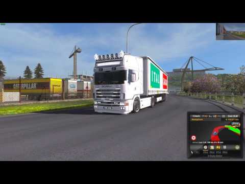 Euro Truck Simulator 2 (1.27) Scania 164L + Krone Trailer BurakTuna24 +DLC's