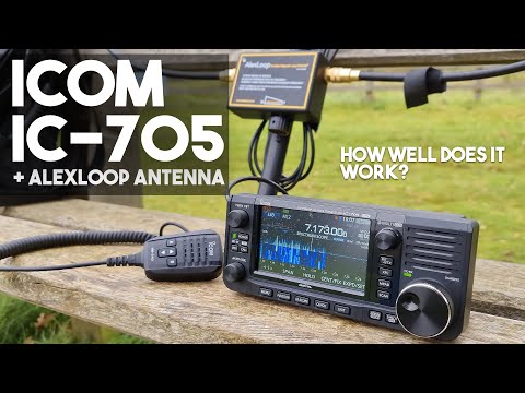 ICOM IC 705 WITH ALEXLOOP - ULTIMATE PORTABLE HAM RADIO?!!