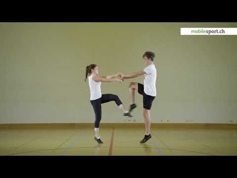 Rock'n'Roll: Choreographie (von hinten)