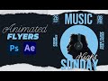 Motion Flyer Tutorial In After Effects Photoshop Aftereffects Flyers Tutorial