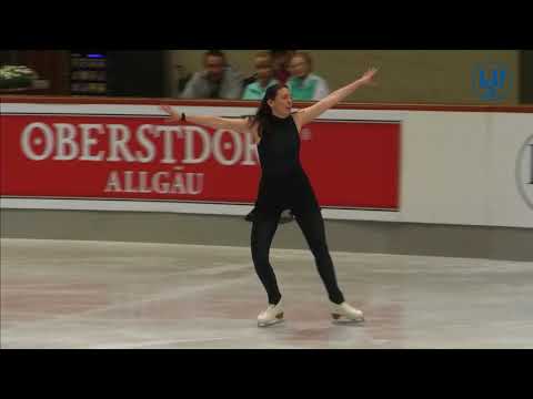Bianca Z. Oberstdorf 2018. Silver Ladies II Artistic. 16 place