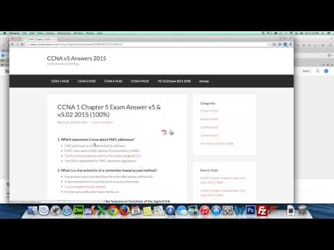 CCNA 1 Chapter 5 Exam Answer v5 & v5 02 2015 100%
