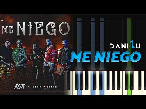Me niego | Reik ft. Ozuna, Wisin | Piano Tutorial + Partituras