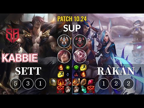 SB Kabbie Sett vs Rakan Sup - KR Patch 10.24